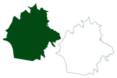 Nonoava belediyesi (Özgür ve Egemen Chihuahua Eyaleti, Meksika, Meksika) harita vektör çizimi, çizim çizimi Nonoava haritası