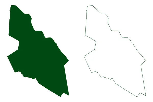 Praxedis Guerrero Municipality Free Sovereign State Chihuahua Mexico United Mexican — ストックベクタ