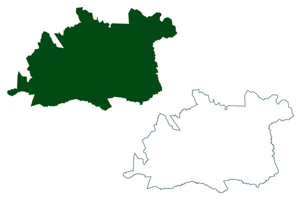 Rosario Municipality Free Sovereign State Chihuahua Mexico United Mexican States — Διανυσματικό Αρχείο