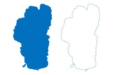 Lake Tahoe (United States, North America, us) map vector illustration, scribble sketch map