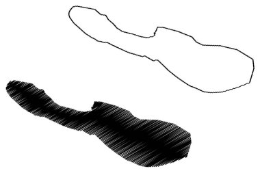 Providence Adaları (Liberya Cumhuriyeti) harita vektör çizimi, karalama çizimi Azim, Dozoa veya Darzoe haritası