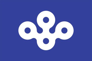 Flag of Osaka Prefecture (Japan) vector, 
