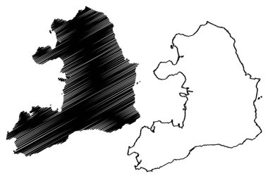 Omishima Adası (Japonya, Doğu Asya, Japon takımadaları) harita vektör çizimi, karalama çizimi Omishima haritası