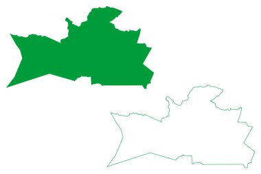 Moraujo Belediyesi (Ceara Eyaleti, Brezilya Belediyeleri, Federatif Brezilya Cumhuriyeti) harita vektör çizimi, çizim Morajo haritası