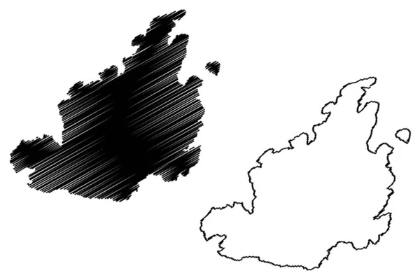 Irakleiaön Grekland Grekland Kykladernas Skärgård Karta Vektor Illustration Klotskiss Heraklia — Stock vektor