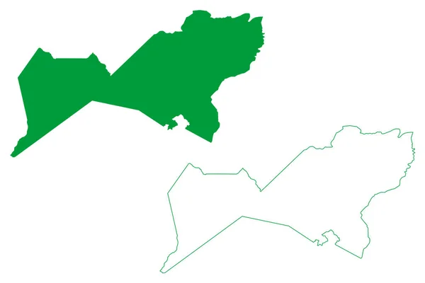 Município Guaraciaba Norte Ceará Municípios Brasil República Federativa Brasil Mapa —  Vetores de Stock