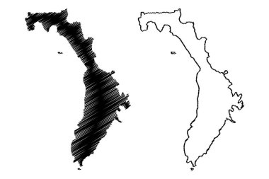 Lord Howe adası (Avustralya Cumhuriyeti, Pasifik Okyanusu, Yeni Güney Galler) harita vektör çizimi, Lord Howe 'un haritasını çiz