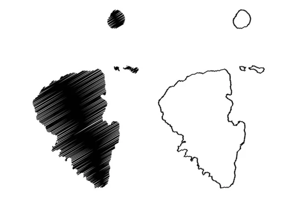Острова Лихирской Группы Папуа Новая Гвинея Тихий Океан Архипелаг Бисмарк — стоковый вектор