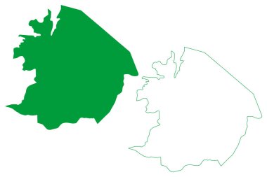 Mulungu Belediyesi (Ceara State, Belediyeleri, Brezilya Federatif Cumhuriyeti) harita vektör çizimi, çizim Mulungu haritası