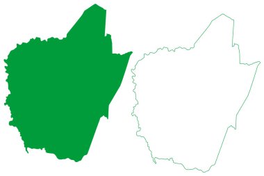 Tejucuoca Belediyesi (Ceara Eyaleti, Brezilya Belediyeleri, Brezilya Federatif Cumhuriyeti) harita vektör çizimi, karalama çizimi Tejuuoca haritası