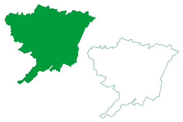Mombaca Municipality Ceara State Δήμοι Της Βραζιλίας Ομοσπονδιακή Δημοκρατία Της — Διανυσματικό Αρχείο