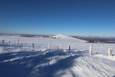 Mont Aigoual 'daki bir vadiye bak, Gard departmanının en yüksek noktası.