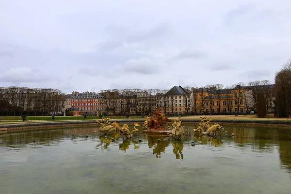 Vista Sul Giardino Della Reggia Versailles Situato Versailles — Foto Stock