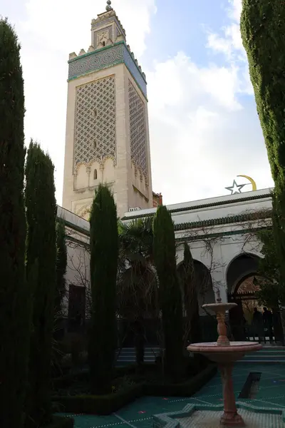 View Grand Mosque Paris Located 5Th Arrondissement — Stock Photo, Image