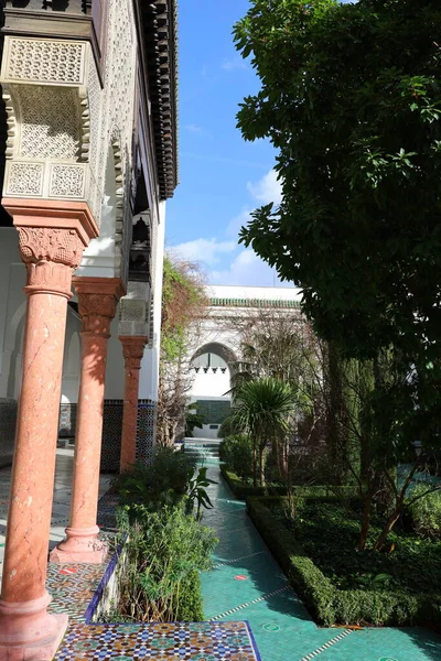 Kilátás Grand Mosque Paris Található Kerületben — Stock Fotó