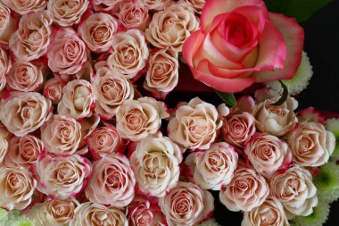 Çiçek buketi manzarası 