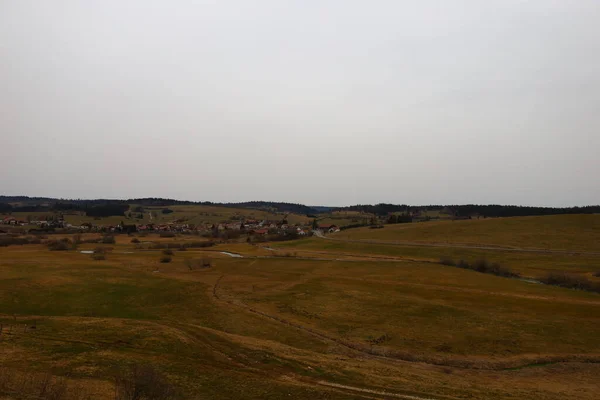 Blick Auf Ein Tal Der Schweiz — Stockfoto