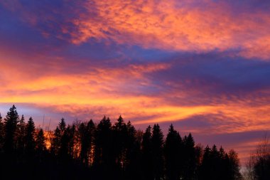 Batı Avrupa 'da yer alan bir dağ silsilesi olan Jura' da gün batımını izlemek, çoğunlukla Alpler 'in kuzeybatısında, Fransa ve İsviçre arasındaki sınır boyunca.