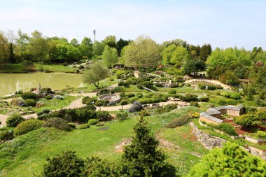 Lancourt 'taki minyatür park turistik merkezi olan 