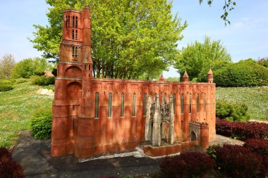 Lancourt 'taki minyatür park turistik merkezi olan 