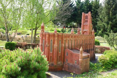 Lancourt 'taki minyatür park turistik merkezi olan 