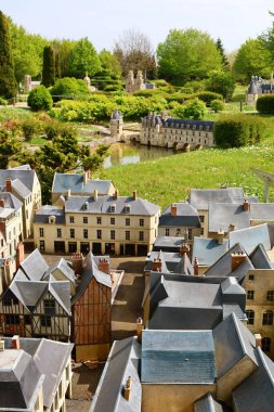 Lancourt 'taki minyatür park turistik merkezi olan 