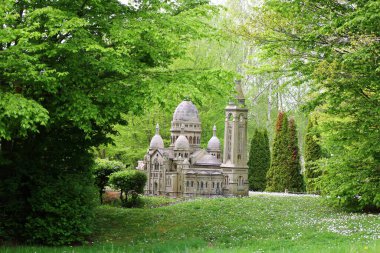 Lancourt 'taki minyatür park turistik merkezi olan 