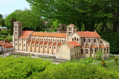 Lancourt 'taki minyatür park turistik merkezi olan 