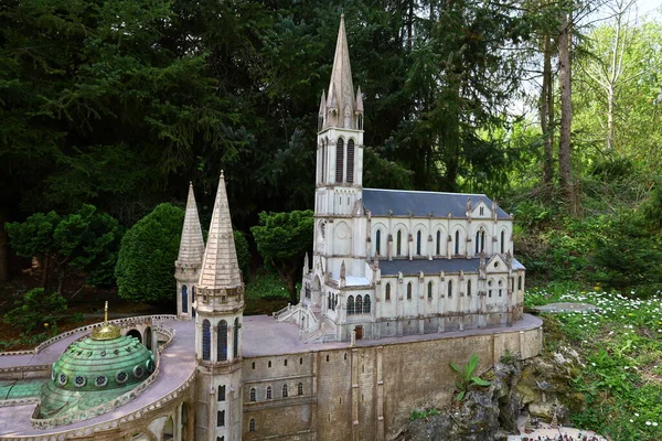 Vista Sobre Monumento Francia Miniatura Que Una Atracción Turística Parque —  Fotos de Stock