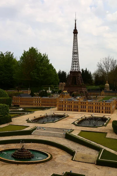 View Monument France Miniature Which Miniature Park Tourist Attraction Lancourt — Photo