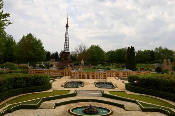 View Monument France Miniature Which Miniature Park Tourist Attraction Lancourt — Photo