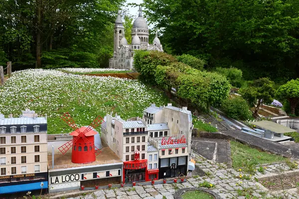 Vie Monument France Miniature Wich Miniature Park Tourist Attraction Elancourt —  Fotos de Stock