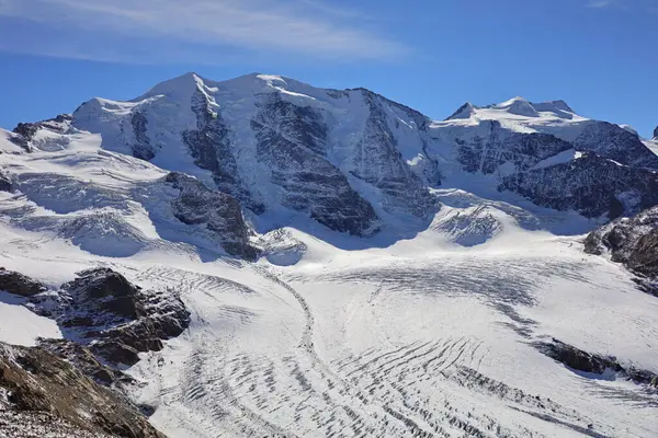 The Bernina Pass is a high mountain pass in the Bernina Range of the Alps, in the canton of Graubnden in eastern Switzerland