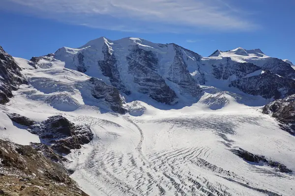 The Bernina Pass is a high mountain pass in the Bernina Range of the Alps, in the canton of Graubnden in eastern Switzerland