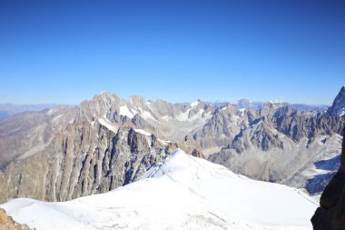 Aiguille du Midi, Fransa 'nın Haute-Savoie şehrinde Chamonix-Mont-Blanc-Blanc' ın üzerindeki Mont-Blanc 'ta yer alan bir zirve.
