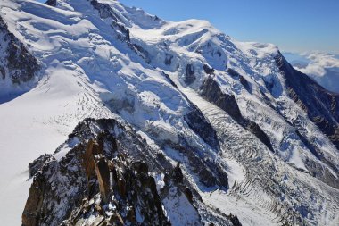 Aiguille du Midi, Fransa 'nın Haute-Savoie şehrinde Chamonix-Mont-Blanc-Blanc' ın üzerindeki Mont-Blanc 'ta yer alan bir zirve.