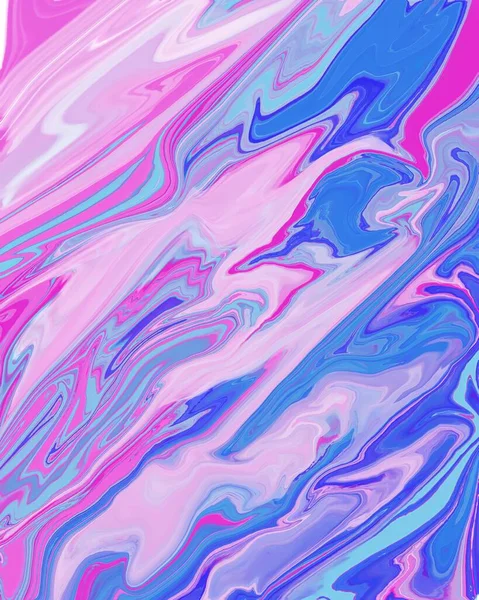 Abstract Background Mixed Pink Blue White Colors Liquid Dynamic Gradient — Stock Photo, Image