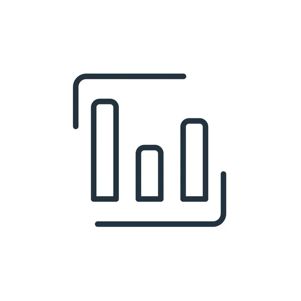Analytics Icons Isolated White Background Analytics Reports Business Symbols Web —  Vetores de Stock