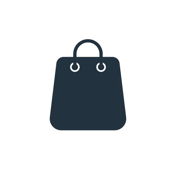 Online Bag Icon Trendy Flat Style Isolated White Background Grocery — 图库矢量图片