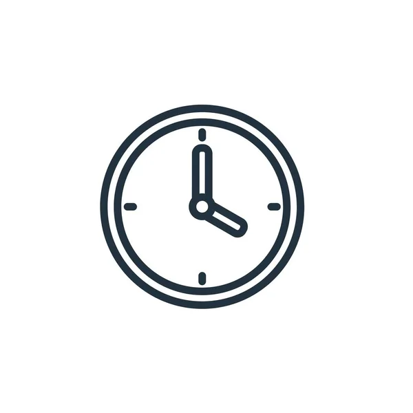 Icono Del Reloj Aislado Sobre Fondo Blanco Símbolo Del Reloj — Vector de stock