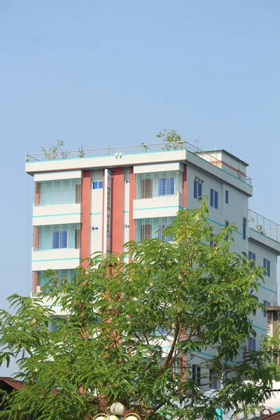 Okt 2021 Barguna Bangladesch Ein Wunderschönes Gebäude Natürlicher Umgebung — Stockfoto