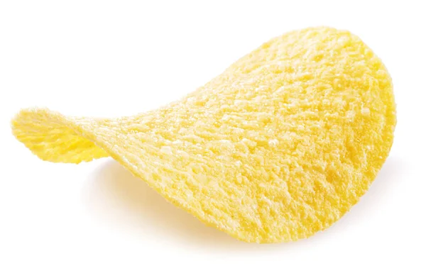 Delicious Potato Chip Isolated White Background — Stockfoto