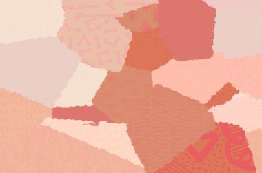 Soyut siyah darbeler, El, Vektör Deseni 'ni çizdi. Geometrik tarzda soyut arkaplan. Soyut çok renkli geometrik desen