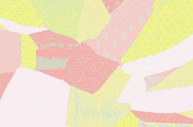 Soyut siyah darbeler, El, Vektör Deseni 'ni çizdi. Geometrik tarzda soyut arkaplan. Soyut çok renkli geometrik desen