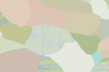 Soyut siyah darbeler, El, Vektör Deseni 'ni çizdi. Geometrik tarzda soyut arkaplan. Soyut çok renkli geometrik desen