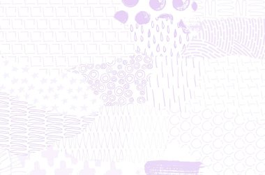 Soyut siyah konturlar, el vektör desen çizdi. Geometrik tarzı Retro soyut desen. Soyut çok renkli geometrik desen.