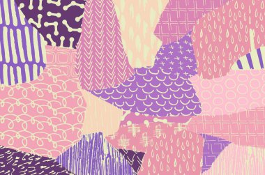 Vektör deseni. Fırça darbeleriyle soyut arkaplan. Tek renkli, elle çizilmiş doku. Modern grafik tasarımı. El çizimi..