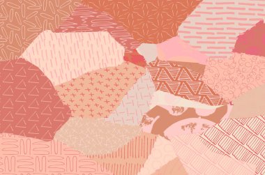 Vektör deseni. Fırça darbeleriyle soyut arkaplan. Tek renkli, elle çizilmiş doku. Modern grafik tasarımı. El çizimi..