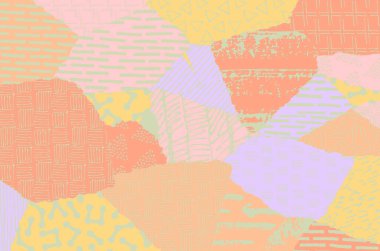 Vektör deseni. Fırça darbeleriyle soyut arkaplan. Tek renkli, elle çizilmiş doku. Modern grafik tasarımı. El çizimi..