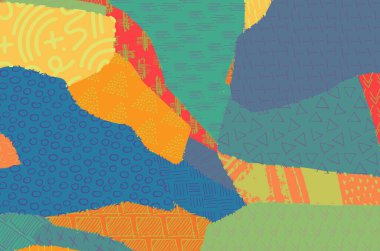 Vektör deseni. Fırça darbeleriyle soyut arkaplan. Tek renkli, elle çizilmiş doku. Modern grafik tasarımı. El çizimi..